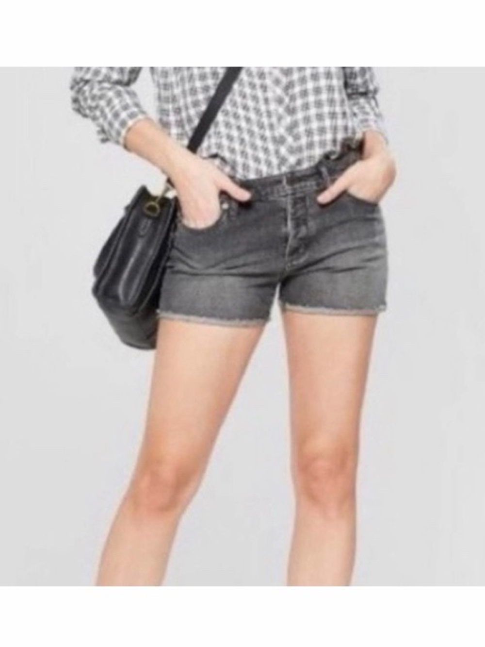 Universal Thread‎ High Rise Shortie Denim Shorts